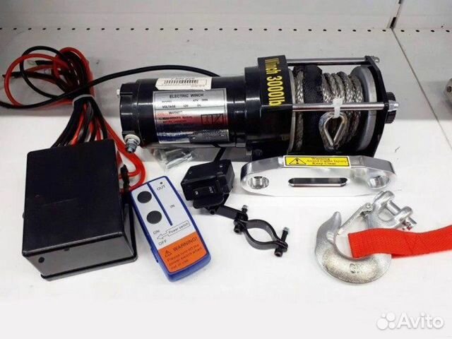 Лебедка электрическая 12V Electric Winch 3000lbs купить в Санкт ...