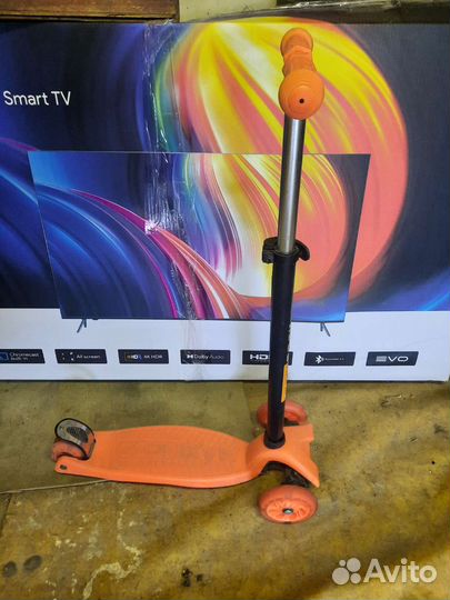 Самокат детский трехколесный бу