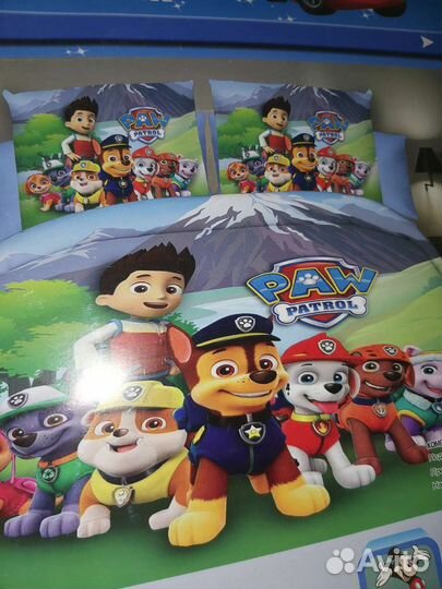 Новое детское постельное белье, сатин