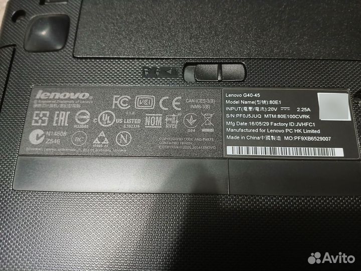 Ноутбук lenovo