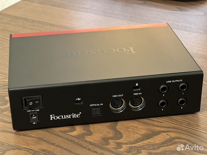 Внешняя звуковая карта Focusrite Clarett+ 2Pre