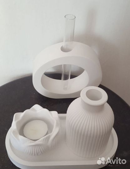 Гипсовые вазочки заказ