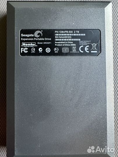 Seagate Expansion Portable Drive HDD 2 TB