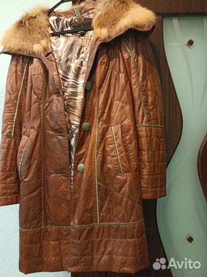 Парка женская с натуральным мехом 42 44