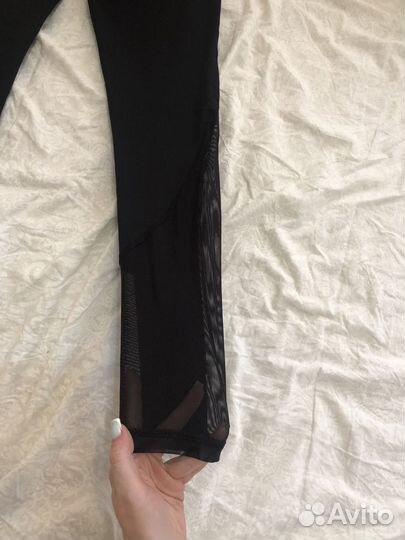 Леггинсы puma высокая посадка, с сеткой