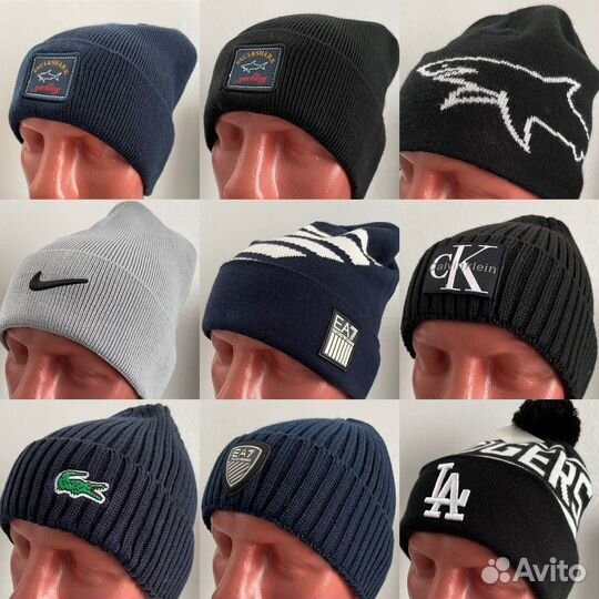 Шапки Paul Shark, Tommy Hilfiger, Armani, Nike