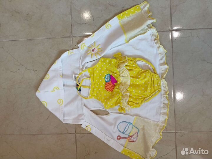 Комплект халатик и купальник