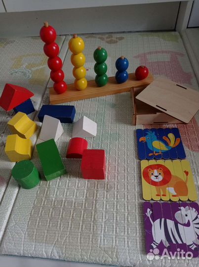 Деревянные развивающие игрушки