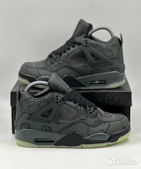Кроссовки nike air jordan 4 retro kaws