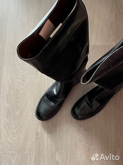 Сапоги для верховой езды нат кожа 40 размер