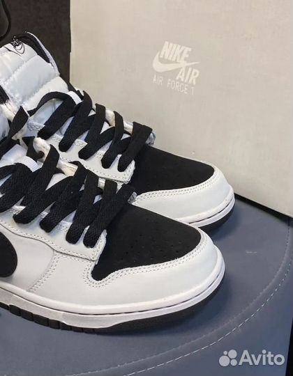 Кроссовки зимние с мехом Nike Dunk High