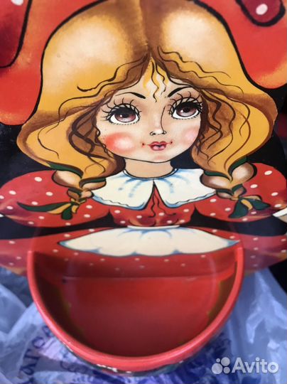 Панно хохлома красная шапочка