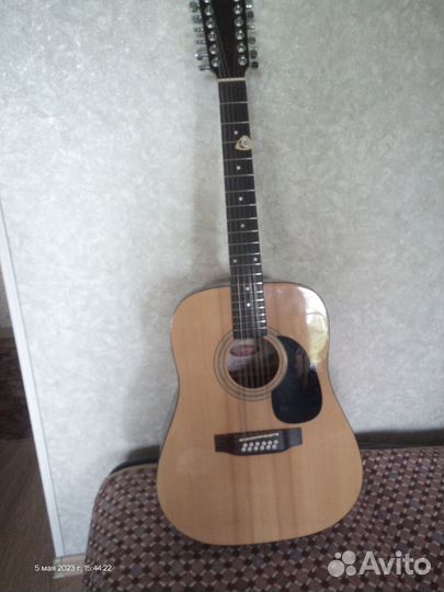 Акустическая 12-струнная гитара