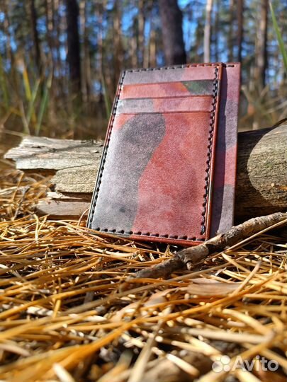 Кошелек - портмоне Картхолдер ручной работы