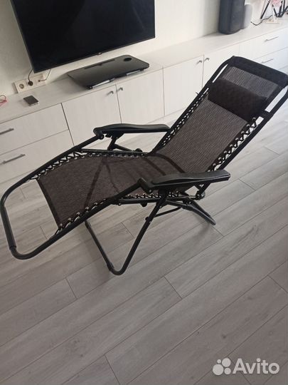 Кресло шезлонг складное