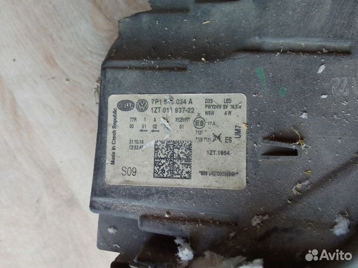 Фары Volkswagen Touareg NF разбор