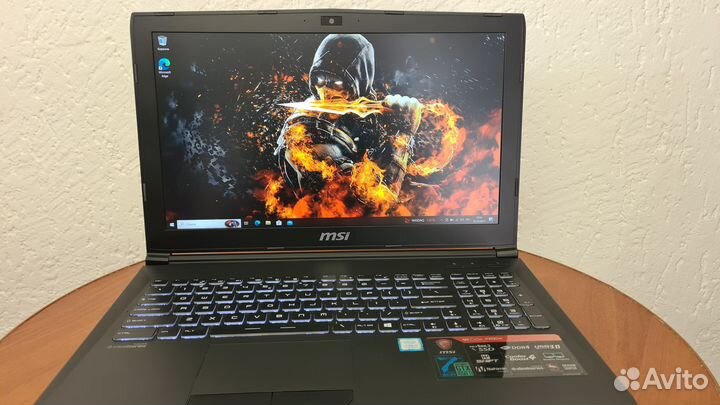 Игровой Ноутбук MSI i7\GTX 1050ti 4Gb\1Tb\16gb\SSD