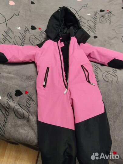 Зимний комбинезон для девочки 116