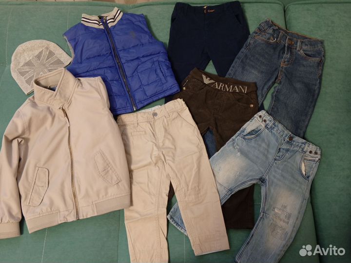 Вещи пакетом на мальчика 86 92