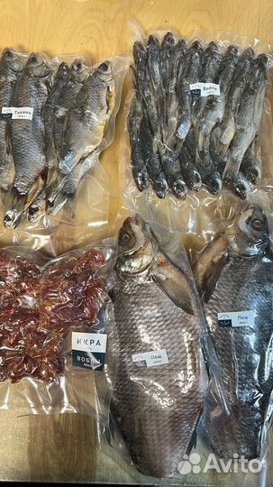 Вяленая рыба и мидии от производителя опт/розница