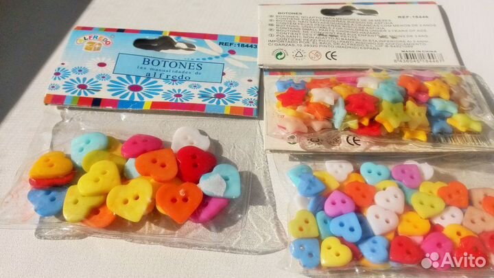 Декоративные пуговицы для рукоделия