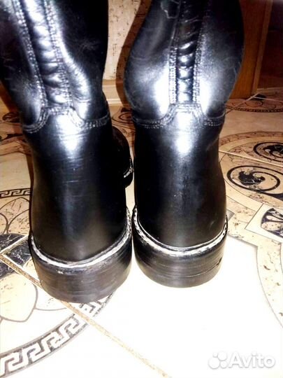 Немецкие хромовые сапоги 41,5-42 размера