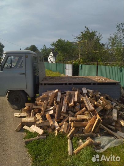 Дрова колотые сухие