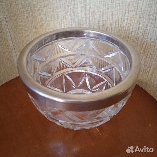 Конфетница хрусталь СССР