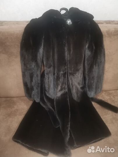 Шуба норковая 42 44 бу