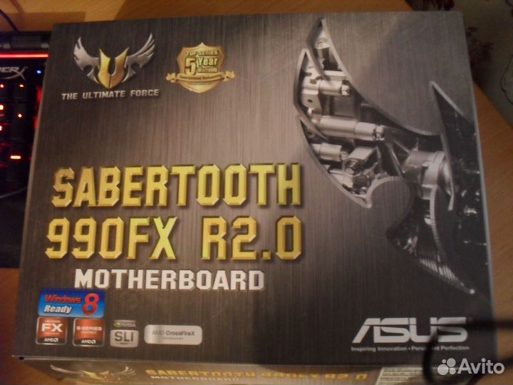Комплект am3+ sabertooth 990fx r2.0 + fx8350+16gb