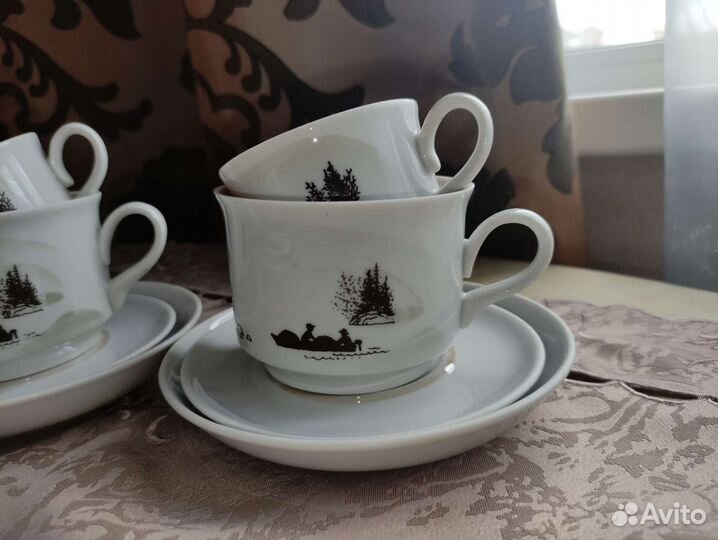 Сервиз СССР чайно-кофейный новый