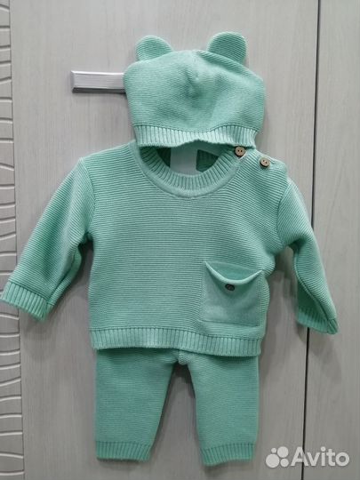 Вязаный костюм детский