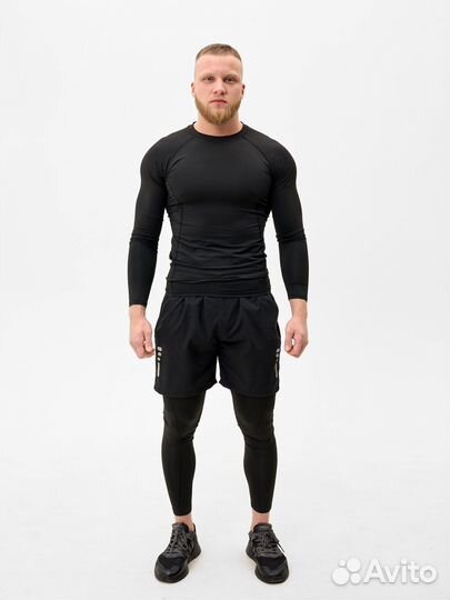 Рашгард мужской комплект спортивный 3 в 1