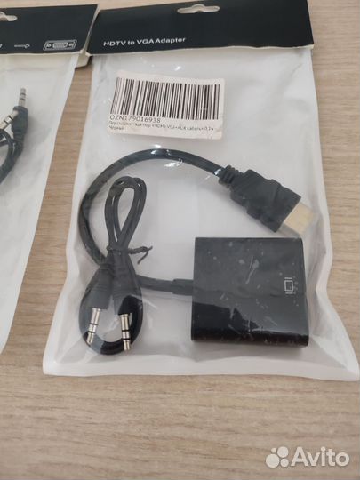 Переходник hdmi на VGA + AUX