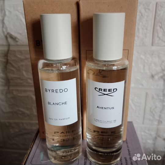 Духи byredo blanche, creed aventus белый40ml