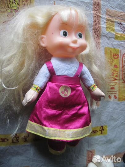 Кукла Маша из мультфильма, мягкая игрушка