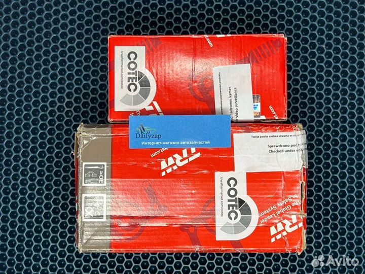 GDB1737 TRW Колодки тормозные передние MB C / E