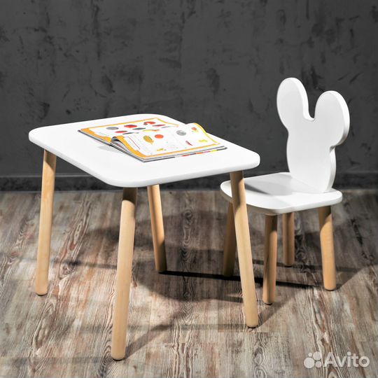 Детский стол и стульчик. Детская мебель