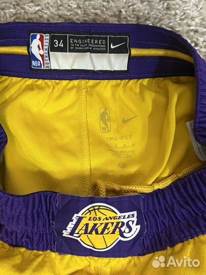 Шорты nike nba lakers оригинал