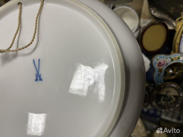 Мейссен кремль антикварная тарелка