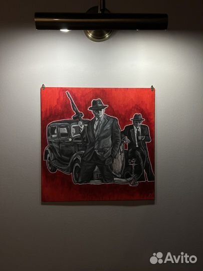 Картина акрилом на холсте