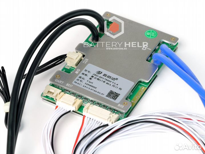 Smart BMS JBD 10-17S 80A (240A) с bluetooth