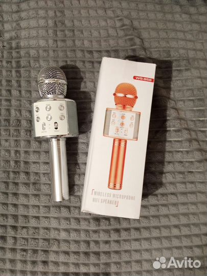 Микрофон караоке WS-858 беспроводной