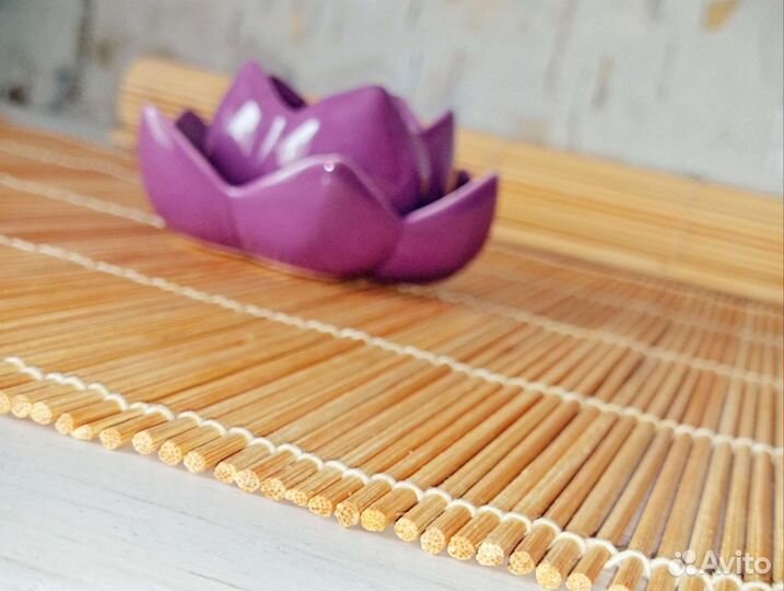 Два соломенных коврика под приборы Икея