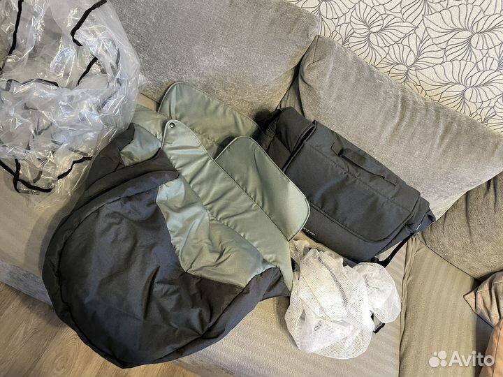 Коляска для двойни indigo 2 в 1