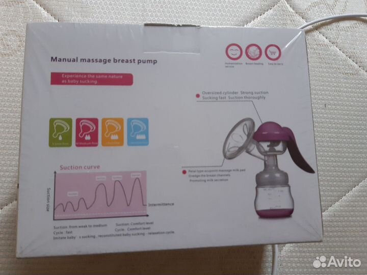 Молокоотсос ручной новый