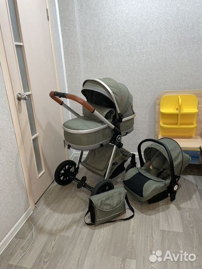 Коляска Luxmom 3 в 1 в отличном состоянии