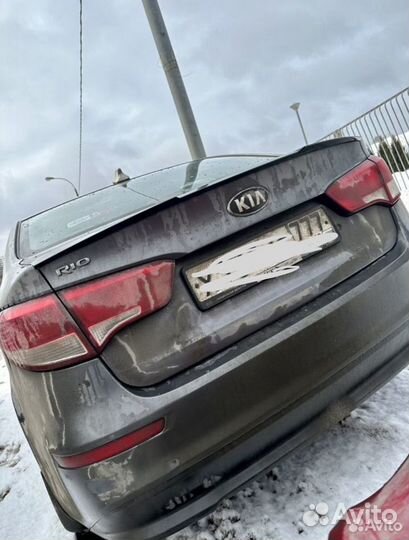 Спойлер kia rio 3