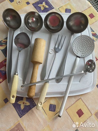 Кухонная утварь ножи половник ложки