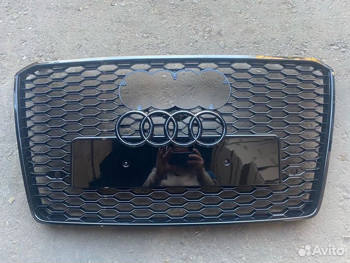 Решетка радиатора Audi A8 D4 RS рест а.123